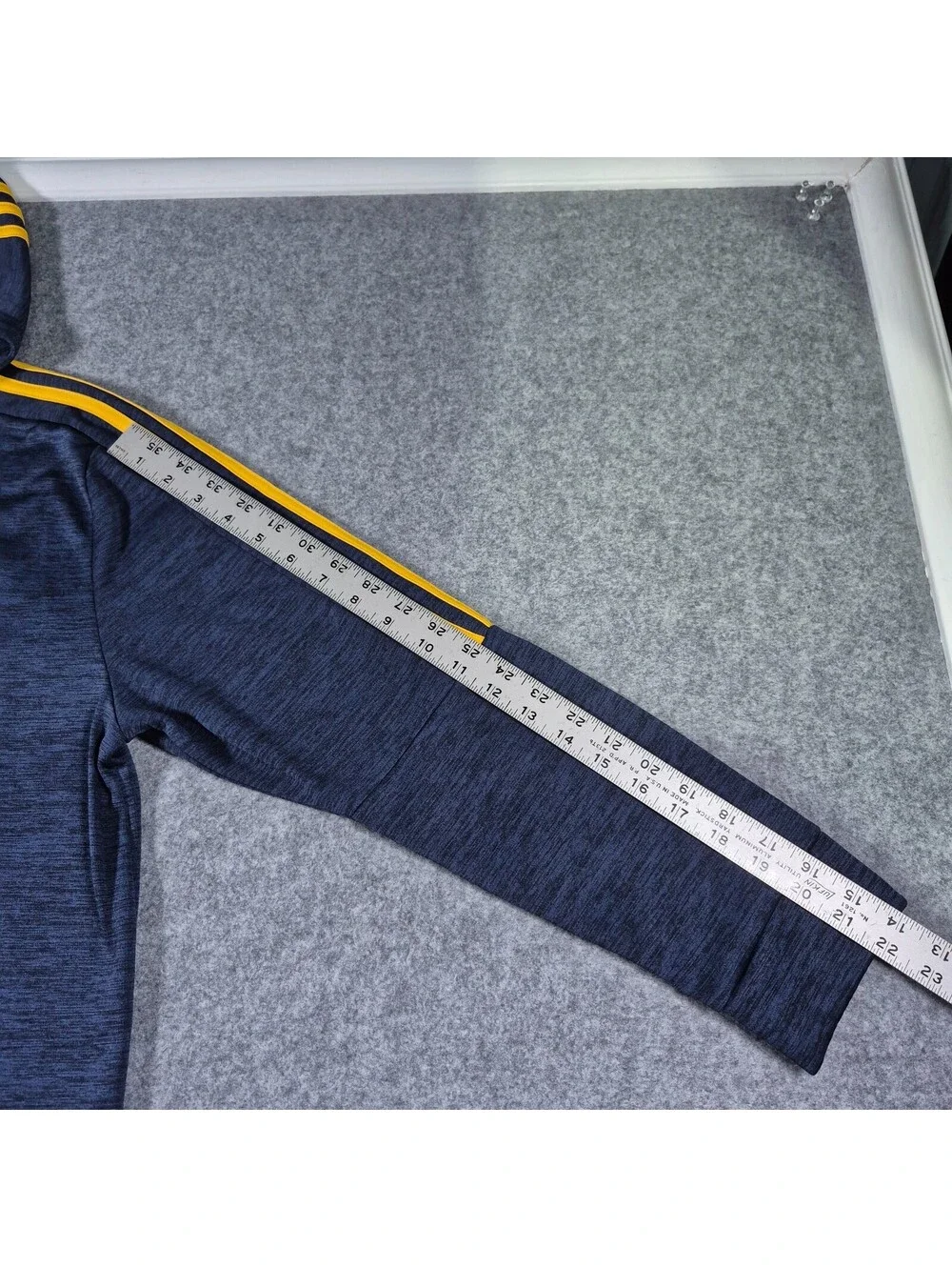 Adidas Youth Blue &  Yellow Sz XL (18/20) Hoodiie Pullover Logo